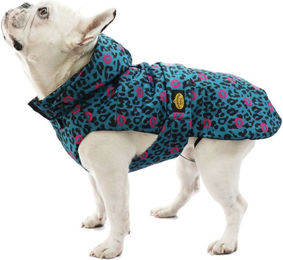 Fashion Dog Hunde-Steppmantel für Mops und Bulldogge wasserabweisend aus Nylon 47 cm Bunt – Bild 1 von 10