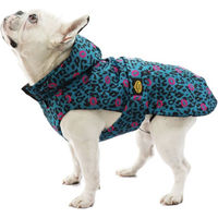 Produktbild von Fashion Dog Hunde-Steppmantel für Mops und Bulldogge wasserabweisend aus Nylon 47 cm Bunt