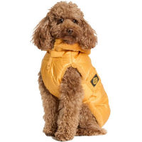 Produktbild von Fashion Dog Hunde-Steppmantel mit abnehmbarer Kapuze Gelb wasserabweisend