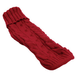 Fashion Dog Hunde-Strickpullover mit Zopfmuster in Rot – Bild 1 von 2