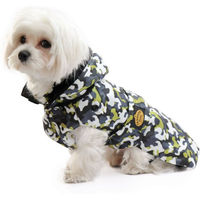 Produktbild von Fashion Dog Hundemantel aus Polyester mit Kunstpelz-Futter und wasserabweisender Eigenschaft in Bunt