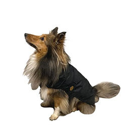 Fashion Dog Hundemantel mit Fleecefutter wasserdicht Schwarz 27 cm – Bild 1 von 12