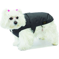 Produktbild von Fashion Dog Hundemantel mit Kunstpelz-Futter aus Polyamid wasserdicht Schwarz 55 cm