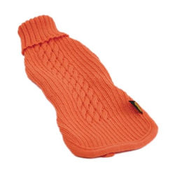 Fashion Dog Hundepullover aus Merinowollmischung in Orange mit Rollkragen 30 cm – Bild 1 von 2