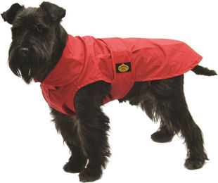 Fashion Dog Regenmantel für Hunde aus Nylon in Rot wasserdicht 85 cm – Bild 1 von 3