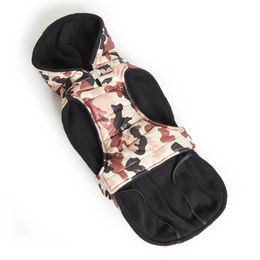 Produktbild von Fashion Dog Steppmantel für Dackel mit Kapuze Camouflage Bunt 47 cm