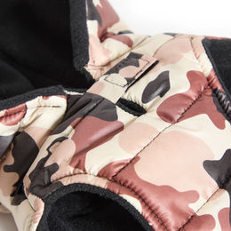 Fashion Dog Steppmantel für Hunde mit Kapuze und Fleece-Futter wasserabweisend Bunt – Bild 1 von 4