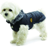 Produktbild von Fashion Dog Steppmantel für Hunde wasserabweisend aus Polyester in Schwarz oder Blau
