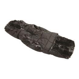 Fashion Dog Steppmantel für Hunde Winter Schwarz Wasserabweisend aus Polyester – Bild 1 von 3