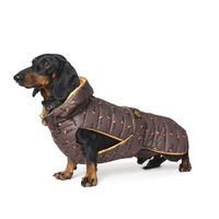 Produktbild von Fashion Dog wasserfester Steppmantel für Dackel in Braun 39 cm