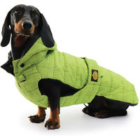 Produktbild von Fashion Dog Wasserfester Steppmantel für Dackel in Grün aus Nylon