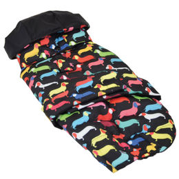 Fashion Dog Winter-Steppmantel für Dackel aus Polyester wasserdicht bunt 47 cm – Bild 1 von 2