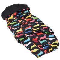 Produktbild von Fashion Dog Winter-Steppmantel für Dackel aus Polyester wasserdicht bunt 47 cm