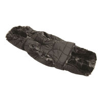 Produktbild von Fashion Dog Winter Steppmantel für Hunde aus Polyester in Schwarz wasserabweisend