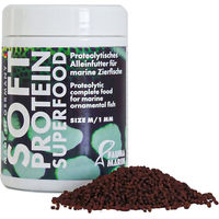 Produktbild von Fauna Marin Soft Protein Superfood Proteolytisches Alleinfutter für Meerwasserfische Granulat 60g - 60 g