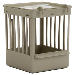 Produktbild von Fauna Nistkasten aus Kunststoff für Wildvögel Kanarienvögel und Zebrafinken in Beige
