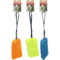 Produktbild von Fauxtra Chaser Bungee Chenille Hundespielzeug Flamingo 55 x 12 x 4 cm