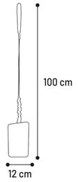 Produktbild von Fauxtra Chaser Bungee Flamingo Hundespielzeug aus Plüsch Weiß Größe L mit elastischem Griff und 100 cm Länge