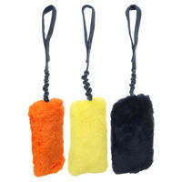 Produktbild von Fauxtra Chaser Bungee Plüsch Flamingo Hundespielzeug Größe S Orange