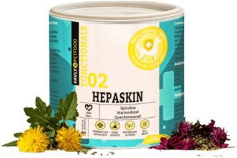 FAVLY HEPASKIN Fellpflege Pulver für Hunde und Katzen mit Mariendistel, Omega-3 und Spirulina 250 g – Bild 1 von 10