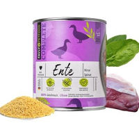Produktbild von FAVLY Hund Nassfutter Ente mit Hirse und Spinat Adult 6 x 800 g - 6 x 800 g