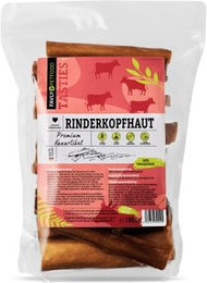 FAVLY Naturkaukartikel Deutsche Rinderkopfhaut Monoprotein für Hunde Adult 1 kg - 1 kg – Bild 1 von 3