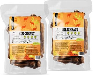 FAVLY Petfood Hirschhaut Kauartikel für Hunde hypoallergen 1,2 kg - 1,2 kg – Bild 1 von 4