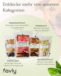 FAVLY Petfood Hühnerfüße Kausnack für Hunde Monoprotein ohne Konservierungsstoffe 1000g - 1 kg – Bild 1 von 4