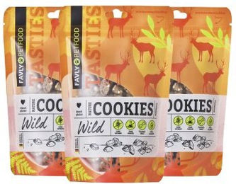 FAVLY Petfood Nature Cookies Wild Getreidefrei und Hypoallergen 360 g - 360 g – Bild 1 von 3