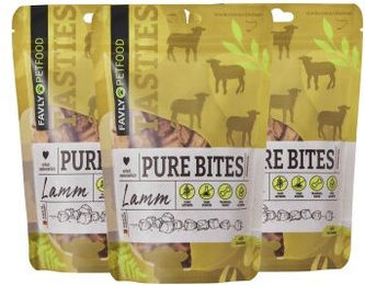 FAVLY Petfood PURE Bites Belohnungssnack Lamm Monoprotein Hypoallergen 360 g - 360 g – Bild 1 von 3
