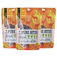 Produktbild von FAVLY Petfood PURE Bites Hirsch Belohnungssnack Monoprotein Hypoallergen 360 g