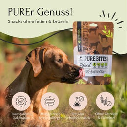 FAVLY Petfood PURE Bites Hundeleckerli Pferd hypoallergen 720 g - 720 g – Bild 1 von 3