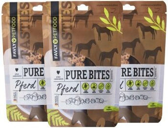 FAVLY Petfood PURE Bites Pferd Hundeleckerli hypoallergen 360 g - 360 g – Bild 1 von 3
