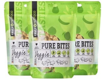 FAVLY Petfood PURE Bites Veggie Belohnungssnack vegan und getreidefrei 360 g - 360 g – Bild 1 von 3