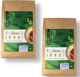 FAVLY Petfood Trockenfutter Iberico mit Schwein, Kürbis & Apfel, kaltgepresst, glutenfrei und monoprotein für erwachsene Hunde, 2x24 kg – Bild 1 von 3