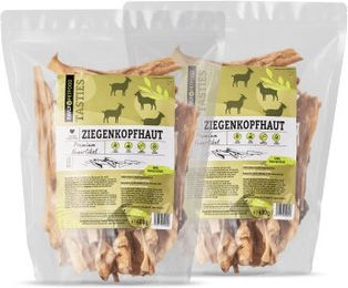 FAVLY Premium Ziegenkopfhaut Kauartikel für Hunde, hypoallergen und monoprotein, 1,2 kg - 1,2 kg – Bild 1 von 3