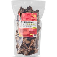 Produktbild von FAVLY Rinderlunge Trockenfleisch Stückchen Monoprotein zur Zahnpflege für Hunde 900 g - 900 g