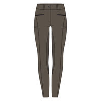 Produktbild von Favourite Sporty FullGrip Reithose HV Polo für Damen in Braun aus Polyester