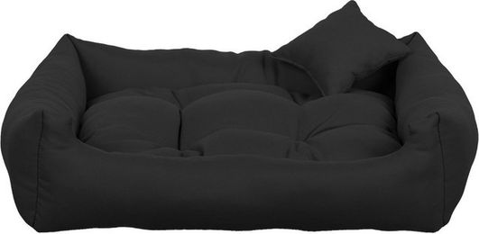 FAVRE Comfy Nelo Hundebett und Katzenbett aus Cord in Grün oder Schwarz Größe M – Bild 1 von 8