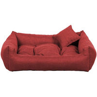 Produktbild von FAVRE Happy Sawi Hundebett und Katzenbett aus Stoff in Rot