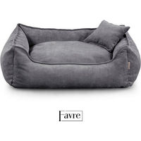 Produktbild von FAVRE Hundebett Lucky mit abnehmbarem und waschbarem Cord-Bezug aus Polyester für erwachsene Hunde