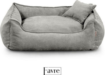 FAVRE Hundebett Lucky mit abnehmbarem und waschbarem Cord-Bezug für erwachsene Hunde – Bild 1 von 5