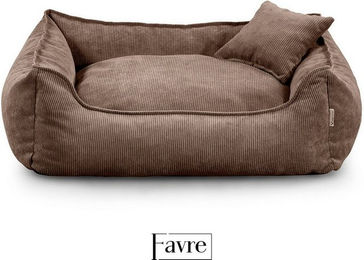 FAVRE Hundebett Lucky mit abnehmbarem und waschbarem Cord-Bezug für erwachsene Hunde – Bild 1 von 5