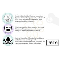 Produktbild von FAVRE Relax Bless PARIS Hundebett und Katzenbett aus Velours in Grau