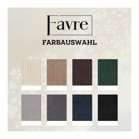 Produktbild von FAVRE Soft Stripe Hundebett und Katzenbett aus Polyester für erwachsene Tiere