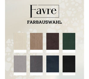 FAVRE Soft Stripe Hundebett und Katzenbett aus Polyester für erwachsene Tiere – Bild 1 von 3