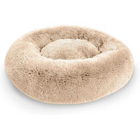 Produktbild von FAVRE Sweet Donut Hundebett und Katzenbett aus flauschigem Polyester in Creme Beige