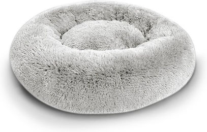 FAVRE Sweet Donut Hundebett und Katzenbett aus flauschigem Polyester in Grau – Bild 1 von 2
