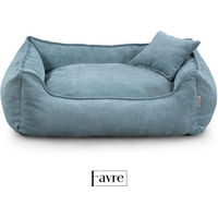Produktbild von FAVRE Tierbett Lucky Hundebett aus Polyester mit abnehmbarem und waschbarem Cord-Bezug für erwachsene Hunde