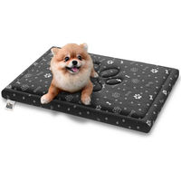 Produktbild von FDM Hundematratze FIFI Hundebett aus Polyurethanschaum wasserdicht mit abnehmbarem und waschbarem Bezug in Schwarz